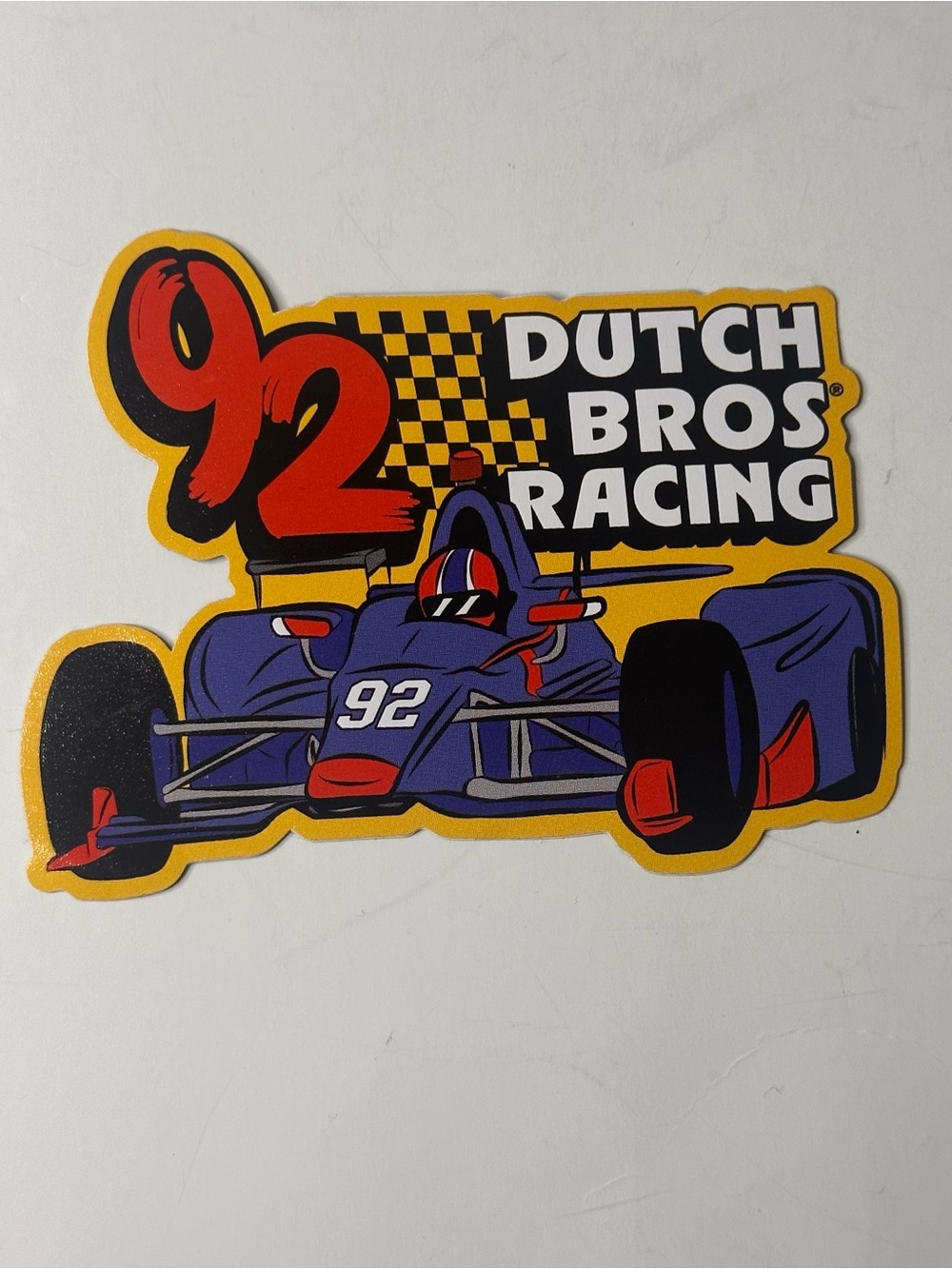Dutch Bros Racing 92 Race Car 2026 Indy 500 Exclusive Vinyl Sticker Decal RARE